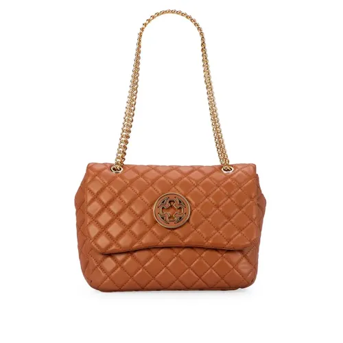 Bolsa Capodarte ORIGINAL Couro Legítimo Mod. Olivia Caramelo 