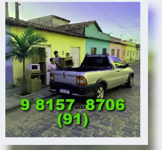 Frete/Mudança em diversos pontos da cidade com ou s/ embalagens