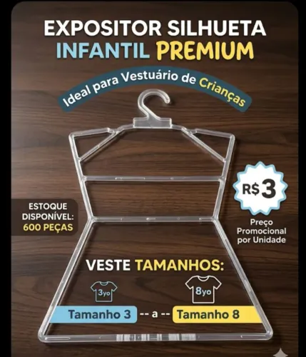 Cabides silhueta infantil 