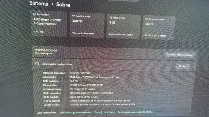 Computador gamer