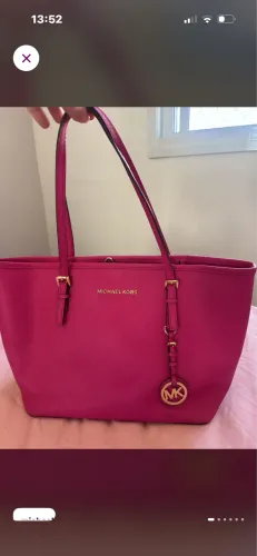Bolsa Michael Kors Jet Travel Média Pink, acompanha DustBag/ Original