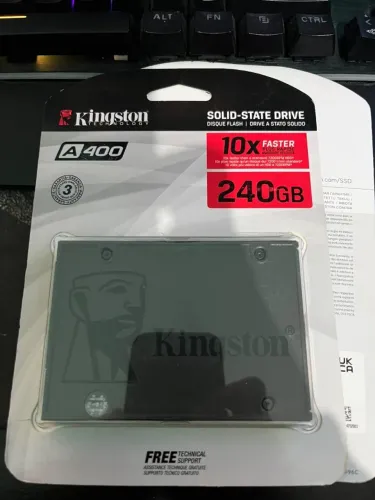 SSD 240GB Kingston A400 SATA 3 - NOVO / LACRADO