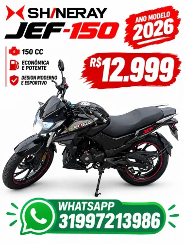 SHINERAY 150CC- 2026- IMPERDÍVEL R$ 12.999