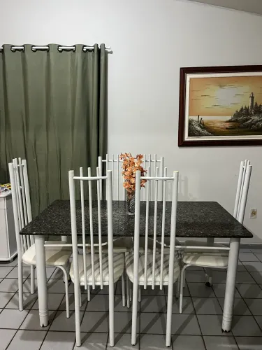 Mesa de mármore(6 lugares)