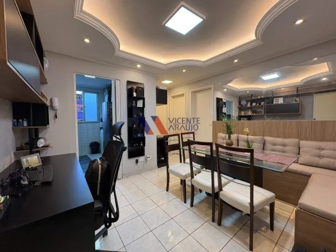Apartamento mobiliado para alugar, excelente custo benefício.