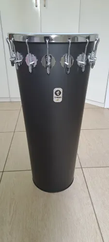 Timbal Timbra preto fosco14x90 16 afinadores