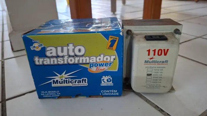 Auto transformador bivolt 2000 KVA