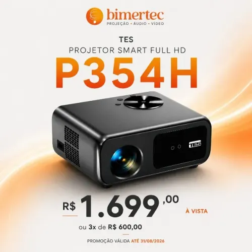 Lançamento: Mini Projetor Smart Full HD TES P354H