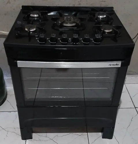 Vendo fogão 5 bocas mesa de vidro elétrico 