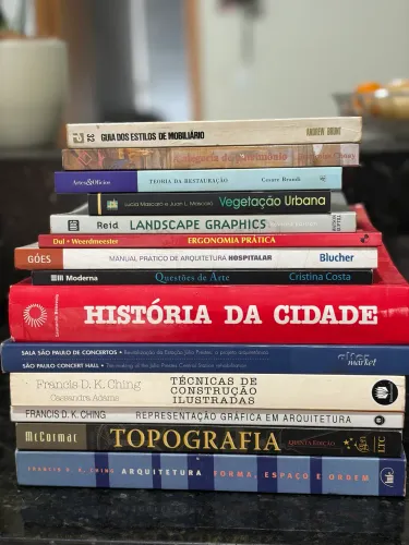 Kit livros Arquitetura e Urbanismo