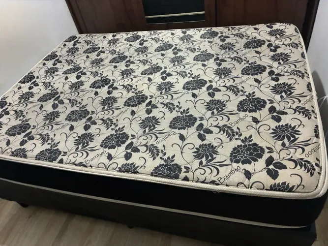 Cama Box Casal Molas Ensacadas Bamboo