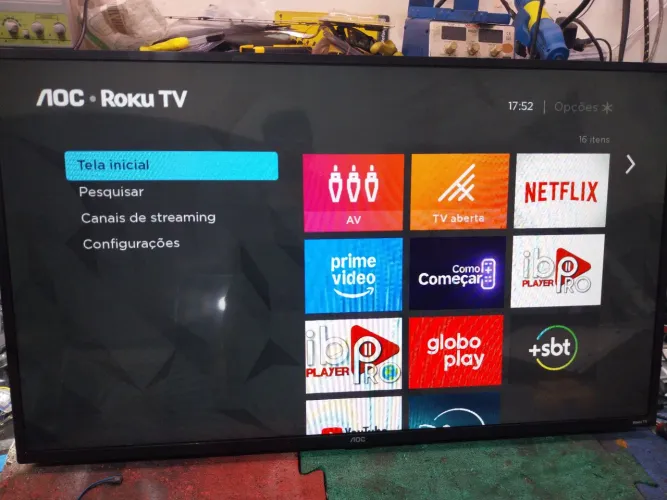 Tv 43 smart roku aoc Wi-Fi YouTube