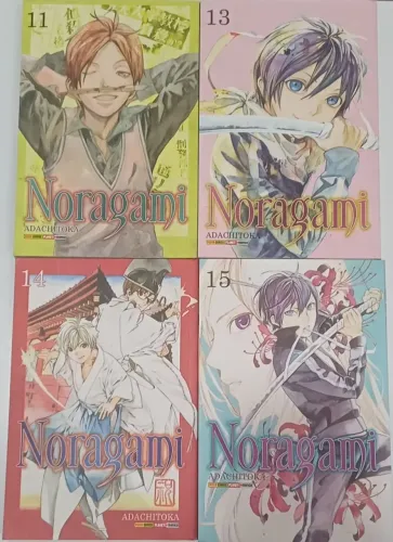Mangás Noragami - Volumes 11, 13, 14 e 15