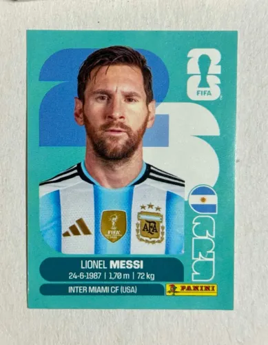 Figurinha Avulsa Copa 2026 - Lionel Messi - ARG 17