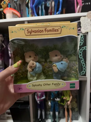 Sylvanian families otter family lontras importado original