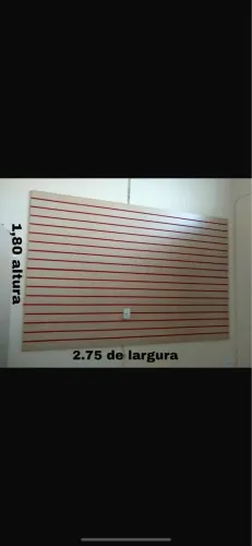 2 painéis canelatado para loja