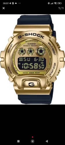 Relógio Casio G-shock GM 6900 9dr Metal Convered Skeleton