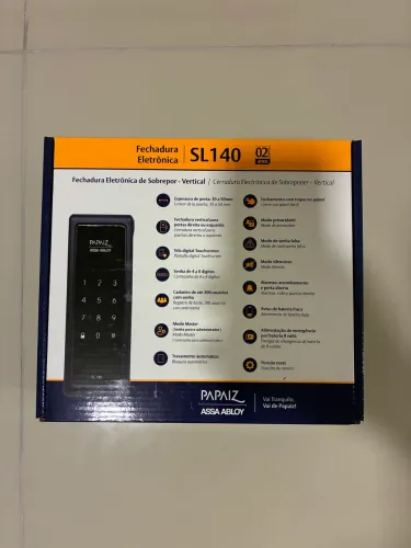 Fechadura Eletrônica Digital Papaiz SL140