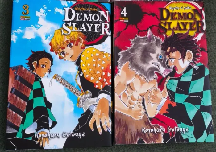 [Mangás] Demon Slayer / Kimetsu no Yaiba - Volume 3 e 4