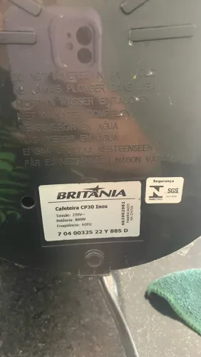 Cafeteira Britânia CP30 Inox 30 Cafezinhos 220V