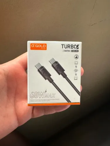 Cabo 60w Turbo TIPOC - TIPOC A'Gold - Preto - Lacrado