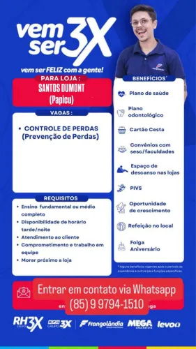 VAGA DE EMPREGO