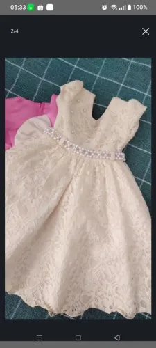 Vestido infantil criança 