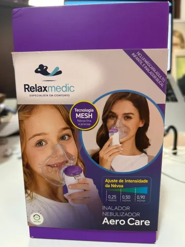 Nebulizador Inalador Mesh Rede Vibratória Relaxmedic
