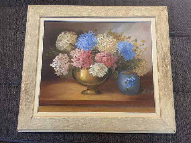 Quadro pintado a mão