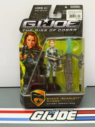 Gi Joe Rise of Cobra Shana 'Scarlett' O'Hara Covert Operations - 2009 - Comandos em ação