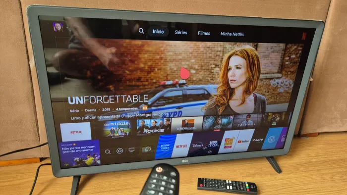 Tv LG smart 32" impecável, com Bluetooth, wi-fi, aceita controle Smart. acessa todos app
