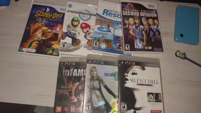Jogos de Nintendo Wii e Playstation 3 PS3