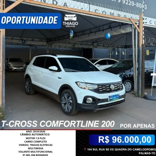 Volkswagen T-Cross Comfortline 1.0 TSI Flex 5P Aut. 2020
