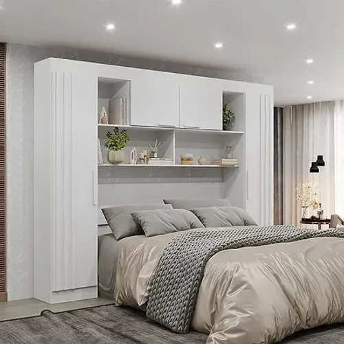 Roupeiro Modulado com nichos Apolo - Entrega e montagem grátis para Fortaleza