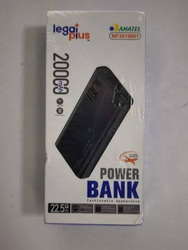 POWER BANK +LEGAL 20.000mAh MF2018601 novo lacrado.