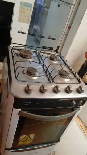 Vendo Fogão Esmaltec Topazio 4 Bocas - Usado