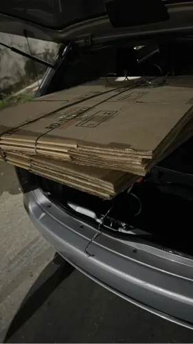 Caixa de papelão para mudança