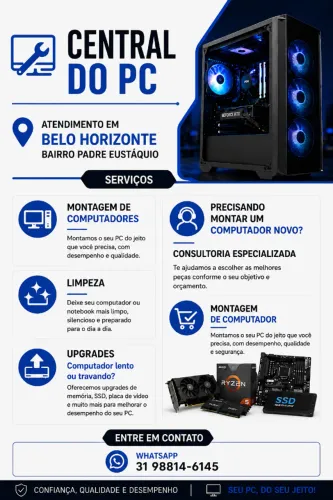informatica padre eustaquio montagem pc lento memoria 