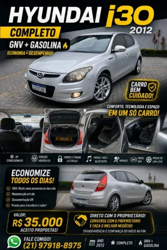 Hyundai I30 2.0 16V 145cv 5P Mec. 2012
