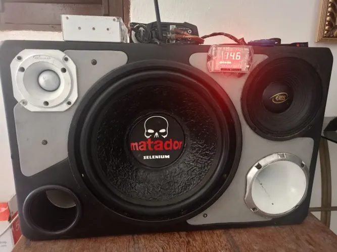 Caixa trio 15" completa