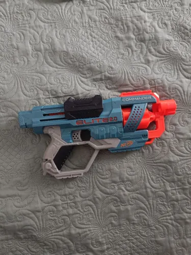 ? Lançador Nerf Elite 2.0 Commander RD-6 - Hasbro (Seminovo / Excelente Estado)