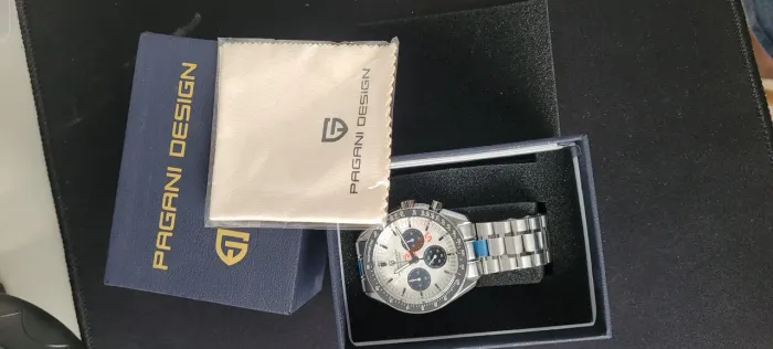 Relógio Pagani Design Cronógrafo SEIKO e Vidro Safira<br>Cronógrafo Seiko Cronógrafo Seiko