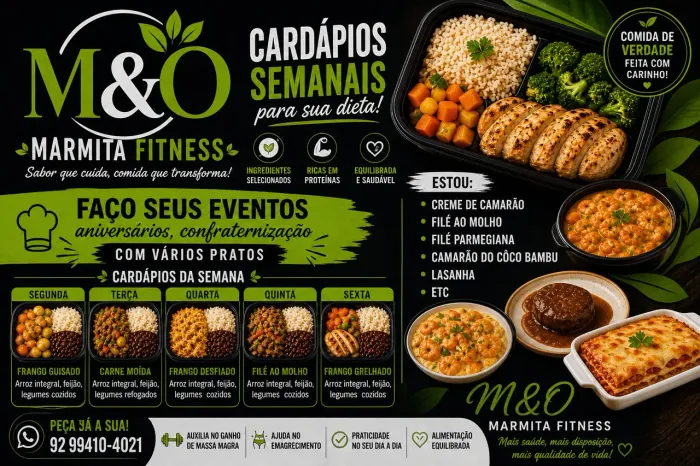 Marmitex fitness & vegano 