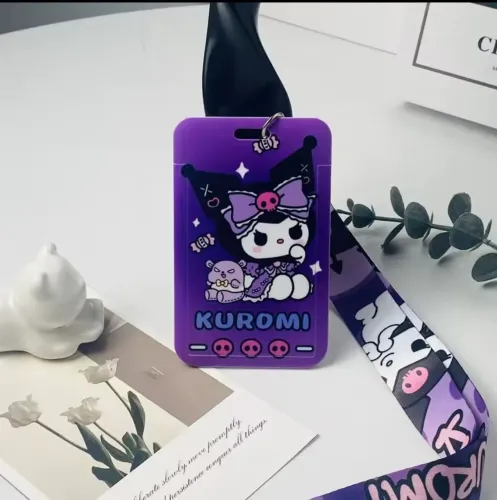 CAPINHA PARA CARTÃO CRACHA HELLO KITTY KUROMI