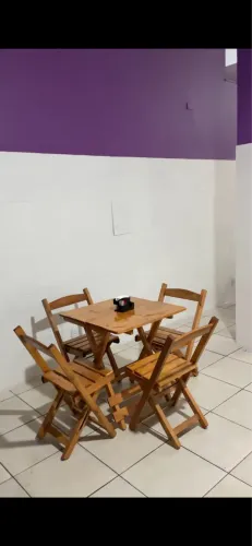 Jogos de mesa de madeira dobraveis usadas