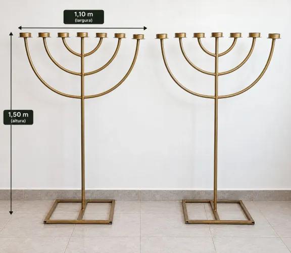 Candelabros Grandes de Chão 1,50m - Festas e Eventos