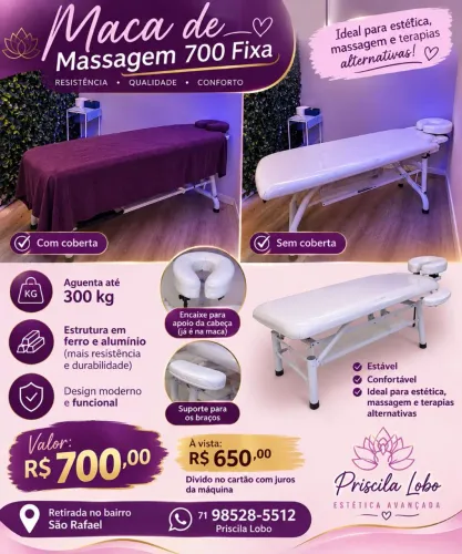 Maca fixa branca até aguentq 300 kgs