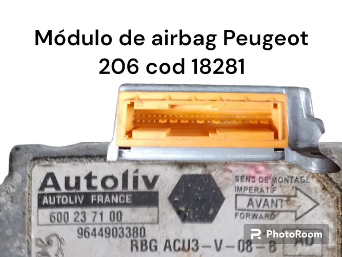 Módulo airbag Peugeot 206