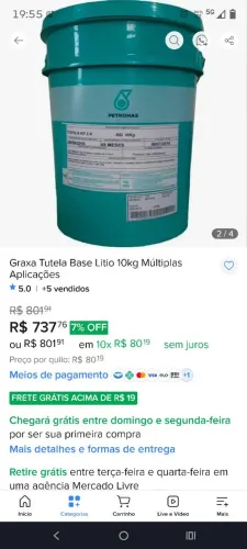 Graxa Grafitada alto desempenho 