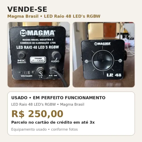 Máquina luz Led para shows
